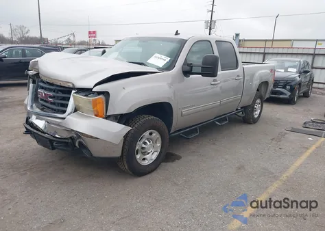 2008 GMC Sierra 2500Hd Slt из США, поврежденный, VIN 1GTHC23K08F202980